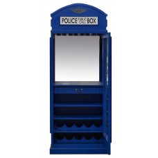 Drinks Cabinet - Police Call Box in Metro Blue